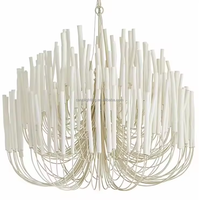 Lustre moderne de style nordique en bois et métal, luminaire suspendu à plusieurs niveaux en bois, luminaire cylindrique