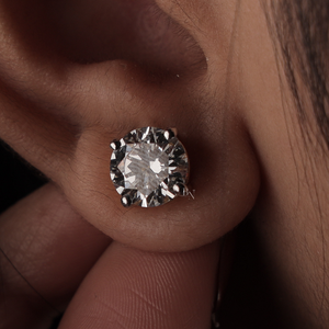 Elegantes Pendientes de Diamantes Cultivados en Laboratorio para Mujer, Plata, Oro de 10K, Oro de 14K, Oro de 18K, Joyería Clásica, Colección de Regalos - Product Image 4