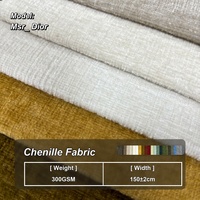 Tissu d'ameublement en chenille Msr Di'ao 300 g/m² – Épais, lourd, mat, solide et robuste