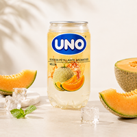 Boisson gazeuse rafraîchissante BENNONE au goût de melon fruité 500ml, boisson pétillante en canette et en bouteille, certifiée ISO Halal