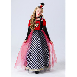 Alice Princess <strong>Red</strong> <strong>Queen</strong> Costume Children Princess Costume <strong>Queen</strong> of Hearts Halloween Cosplay Costumes - Product Image 6