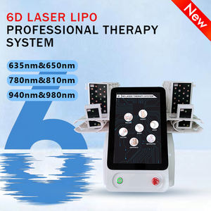 منصات ليبو التخسيس بالليزر 5d/6D <span class=keywords><strong>Lipolaser</strong></span> Liposonic اليابانية 635 نانومتر 650 نانومتر شكل جسم بضوء أحمر - Product Image 2