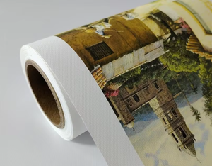 Rouleau de toile polyester imprimable 260 g/m², mat, imperméable, pour impression <span class=keywords><strong>à</strong></span> l'encre pigmentée, imprimante jet d'encre - Product Image 4