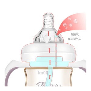 Baode Temperature Sensitive PPSU Baby Bottle Wide Caliber 42 Degree Color Changing For 0 12 Months - Product Image 3