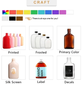 Bán Buôn Matte Trắng Đen Rõ Ràng Frosted 100Ml 250Ml 375Ml 500Ml Nút Chai Kín Rượu Vang Rượu Chai Thủy Tinh Rỗng Trái Cây Rượu Vang Chai - Product Image 5