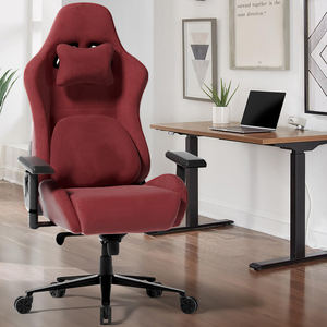 Chaise de jeu <span class=keywords><strong>Furgle</strong></span> en gros, nouveau design Dowinx, chaise gamer en fibre avec accoudoirs rembourrés doux, chaise de jeu confortable - Product Image 3
