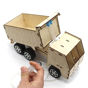 Autocarro con cassone ribaltabile n. 1 durante l'apprendimento e il gioco creativo idraulico scienza/educazione macchinina assemblaggio manuale fai da te - Product Image 4