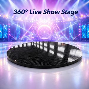 Plateforme tournante à 360 degrés, grande plateforme rotative pour théâtres et lieux de spectacle - Product Image 3