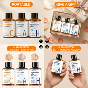 Set <span class=keywords><strong>di</strong></span> Cura della Pelle a Marchio Privato, Lussuoso Siero Viso Giorno e Notte, Correttore <span class=keywords><strong>di</strong></span> Pigmentazione, Illuminante, Rassodante, Anti-età per Tutti i Tipi <span class=keywords><strong>di</strong></span> Pelle - Product Image 6