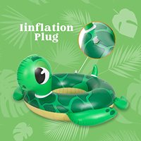 32 "3 Pack Tubes de Piscine Gonflables Flotteurs de Piscine, Dinosaure & Tortue de Mer & Dauphin Anneaux de Natation pour Enfants Piscine Plage Été
