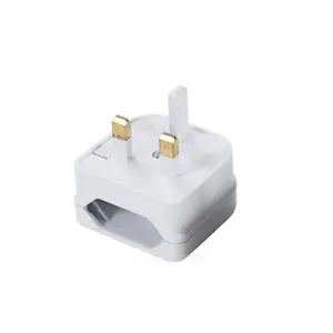 cantell Hot sales universal electric EU to UK ac wall plug adapter for travel hotel 2pins euro to uk 3pins adaptor