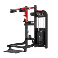Machine à mollets réglable en acier pour usage commercial, avec fonctions de sécurité, robuste, pour l'entraînement des muscles du bas du corps et des mollets