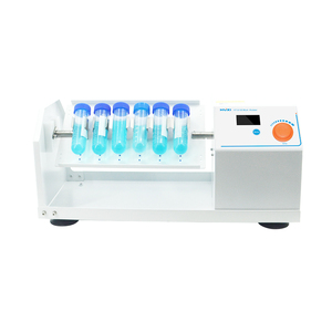 เครื่องเขย่าสารละลายแบบหมุนของห้องปฏิบัติการ Veidt Lab พร้อมเครื่องผสมแบบลูกกลิ้งสำหรับเลือด ความเร็ว 5~200 รอบต่อนาที และหน้าจอ LCD ตั้งเวลาได้ 1-999 นาที วัสดุ ABS - Product Image 1