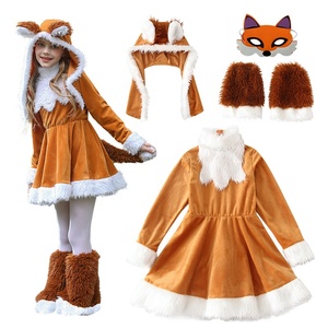 Disfraces de Animales con Capucha para Niñas, Disfraces de Zorro, Ardilla y Otras Animales de la Selva para Niños Pequeños, para Halloween, Fiestas y Carnaval - Product Image 5