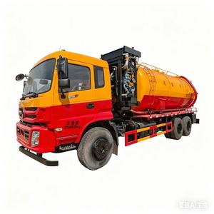 Camions d'aspiration des eaux usées Dongfeng 6x4, dragage de canalisations et aspiration des eaux usées, camion à vide diesel efficace pour l'aspiration des eaux usées - Product Image 1