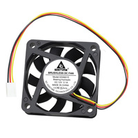 Ventilateur de refroidissement sans balais Gdstime GDA6015 60x60x15mm DC 12V 3 broches FG 60mm 2,4 pouces 6cm pour dissipateur thermique PC
