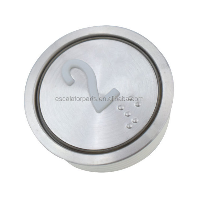 A4n18639 Elevator Lifts Round Press Push Button With Braille
