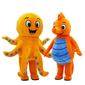 Costume Gonfiabile da Cavalluccio Marino Arancione <span class=keywords><strong>per</strong></span> Adulti, <span class=keywords><strong>Mascotte</strong></span> <span class=keywords><strong>per</strong></span> <span class=keywords><strong>Feste</strong></span> a Tema Oceano e Compleanni - Product Image 6