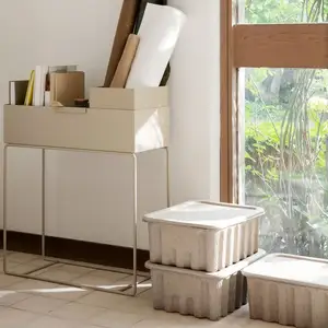 घरेलू भंडारण बॉक्स के लिए कस्टम आकार का पर्यावरण अनुकूल मोल्ड पल्प बॉक्स सस्ती कीमत पर