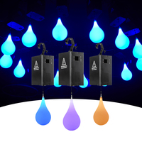 Cinétique Led Drop LED DMX contrôlé treuil moteur cinétique pendentif Art lumières spectacle système d'éclairage pour événement de scène de mariage