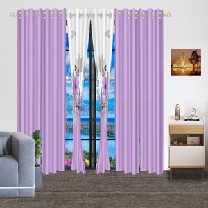 9pcs Modern Bedspread <strong>Set</strong> Microfiber Fabric <strong>Bedding</strong> Includes 1 Bedspread 2 Pillowcases 6 Curtains - Product Image 5