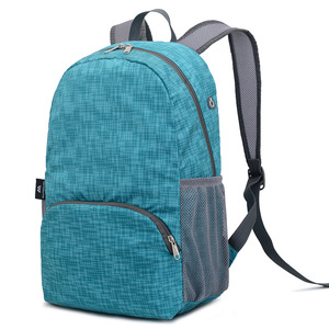 Wholesale Customizable Logo Outdoor Folding <b>Backpack</b> Multi-Functional Zipper Closure for Travel Leisure Student - Product Image 1