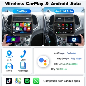 Système de divertissement pour voiture Rhythm 9 pouces, autoradio FM, lecture vidéo USB, lecteur audio, autoradio pour Chevy Aveo Sonic 2012-2016 - Product Image 5