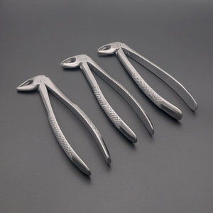 Autres forceps d'extraction dentaire 17 cm, manuels, argentés, pour adultes, instrument chirurgical de retrait de dents, classe I - Product Image 1