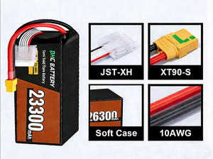 バッテリー 8S12S14S 18S 44.4V 26300mAh 10C 350Wh/kg FPV リチウムイオン UAV ドローンバッテリーパック 液体 1000サイクル RCレーサー向けデラックス - Product Image 3