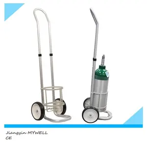 M-OT01 Mywell Ziekenhuis Medische Enkele Kleine Gas Zuurstof Cilinder Trolley Om Carry Zuurstof Fles