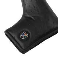 Housse de putter de golf en PU, coton imprimé ou polaire tricotée, accessoires pour clubs de golf, échantillon gratuit, bon prix