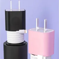 Protection de Câble en Silicone pour Chargeur USB iPhone Apple, Enrouleur de Fil et Organisateur de Câble Élégant
