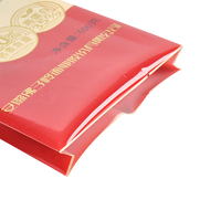 Sachet thermoscellable à fermeture centrale avec fenêtre transparente en plastique pour nouilles et spaghetti