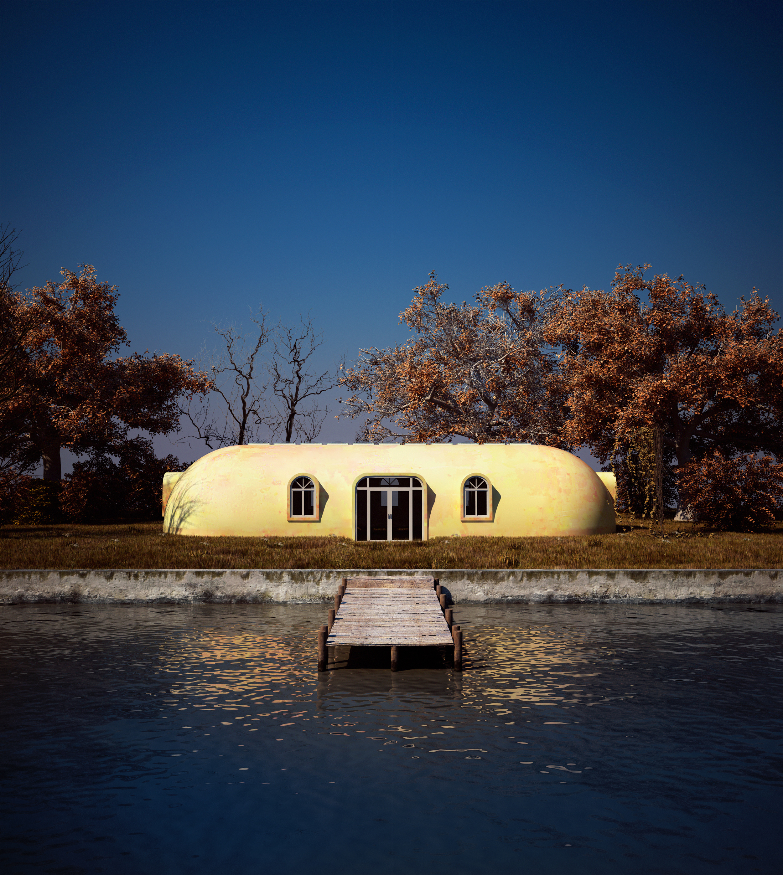 Casa Domo pequeña de poliestireno, Modular, nuevo diseño