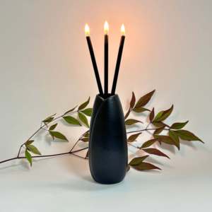 Ensemble <span class=keywords><strong>de</strong></span> bougies éternelles Décoration d'intérieur avec bougeoirs en métal et tube pour la combustion du Nouvel An - Product Image 1