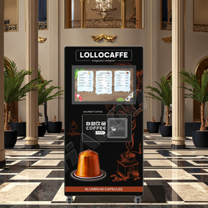 Boisson chaude de machine à <span class=keywords><strong>café</strong></span> de <span class=keywords><strong>capsule</strong></span> de libre-service sans pilote commerciale entièrement automatique avec la fonction de SDK - Product Image 4