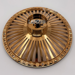 LENZIO Nouvelle Couverture de Volant Forgée de 15 Pouces Finition Chrome Doré Haute Capacité de Charge Remplacement pour Voitures Classiques - Product Image 2