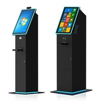 Sistema de Pago para Parques de Atracciones MHY de 23.6 Pulgadas, Impresora de Boletos, Kiosco con Reconocimiento Facial, Carcasa Metálica, Soporte SDK