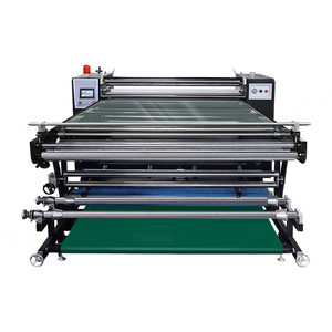 Vente directe usine Nouvelle presse à chaud pneumatique automatique multifonction large rouleau-à-rouleau pour vêtements par transfert à rouleaux - Product Image 2