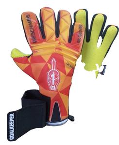 Guantes de Portero HIT HARD, Guantes de Portero de Fútbol de Látex Alemán QUARTZ, Protección para los Dedos, Fútbol Profesional - Product Image 1