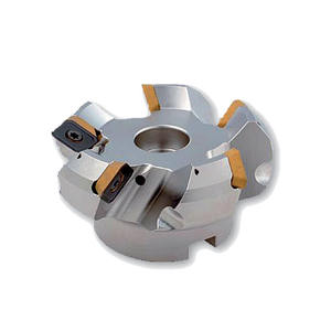 Fresa frontal TA4513 (45 °), acero de alta velocidad, diámetro de vástago de 6mm, accesorio de manga HSS recubierto para fresadoras ODM OEM - Product Image 1