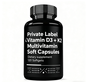 OEMサプリメント 強力な骨サポート カルシウム マグネシウム ビタミンK2 D3 ヴィーガンソフトジェル マルチビタミン 免疫力向上カプセル - Product Image 3