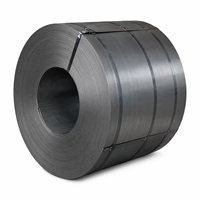 Bande décorative en acier au carbone, ruban en acier enroulé, bande en acier galvanisé GI/GL, bobine d'acier galvanisé, bande en acier au carbone noir laminée à chaud