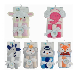 Serviettes à capuche pour bébé, serviettes <span class=keywords><strong>de</strong></span> bain pour garçons et filles avec un design mignon, cadeau <span class=keywords><strong>de</strong></span> serviette <span class=keywords><strong>de</strong></span> douche pour nouveau-nés et nourrissons - Product Image 1