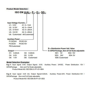 高质量可调4-20毫安信号隔离器转换器零跨度校准变送器DIN导轨隔离PLC编程 - Product Image 6