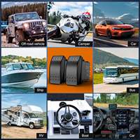 Interrupteur à bascule 12V 24V étanche ON-OFF-ON 4 broches pour voiture, camping-car, camion, quad, UTV, bateau