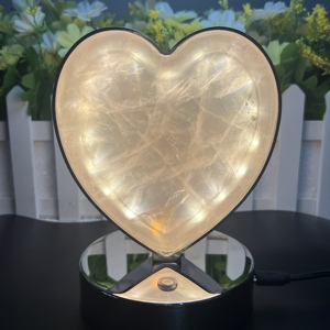 Chất Lượng Cao Cầu Vồng Fluorite Và Rose Quartz Pha Lê Đèn Reiki Chữa Bệnh Thiền Ánh Sáng Ban Đêm Hoàn Hảo Trang Trí Nội Thất Quà Tặng - Product Image 6