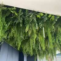 Guirlande de plantes grimpantes artificielles en soie verte pour décoration intérieure de plafond pour Thanksgiving, restaurants, hôtels, salles de banquet