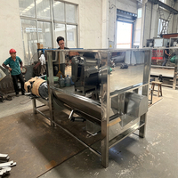 Agitateur à cuve en U en acier inoxydable WSL 304, mélangeur horizontal robuste avec boîte de vitesses, puissance 22 kW, capacité 10 L pour produits chimiques