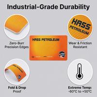 Carte RFID IC 13,56 MHz vierge en PVC, puce personnalisée, écriture, codage, carte d'identité et contrôle d'accès, usine OEM